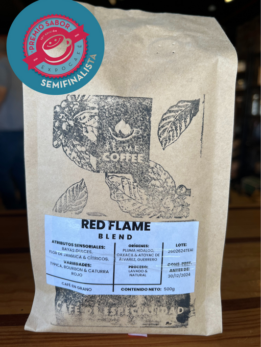 Red Flame Blend 500 g en grano